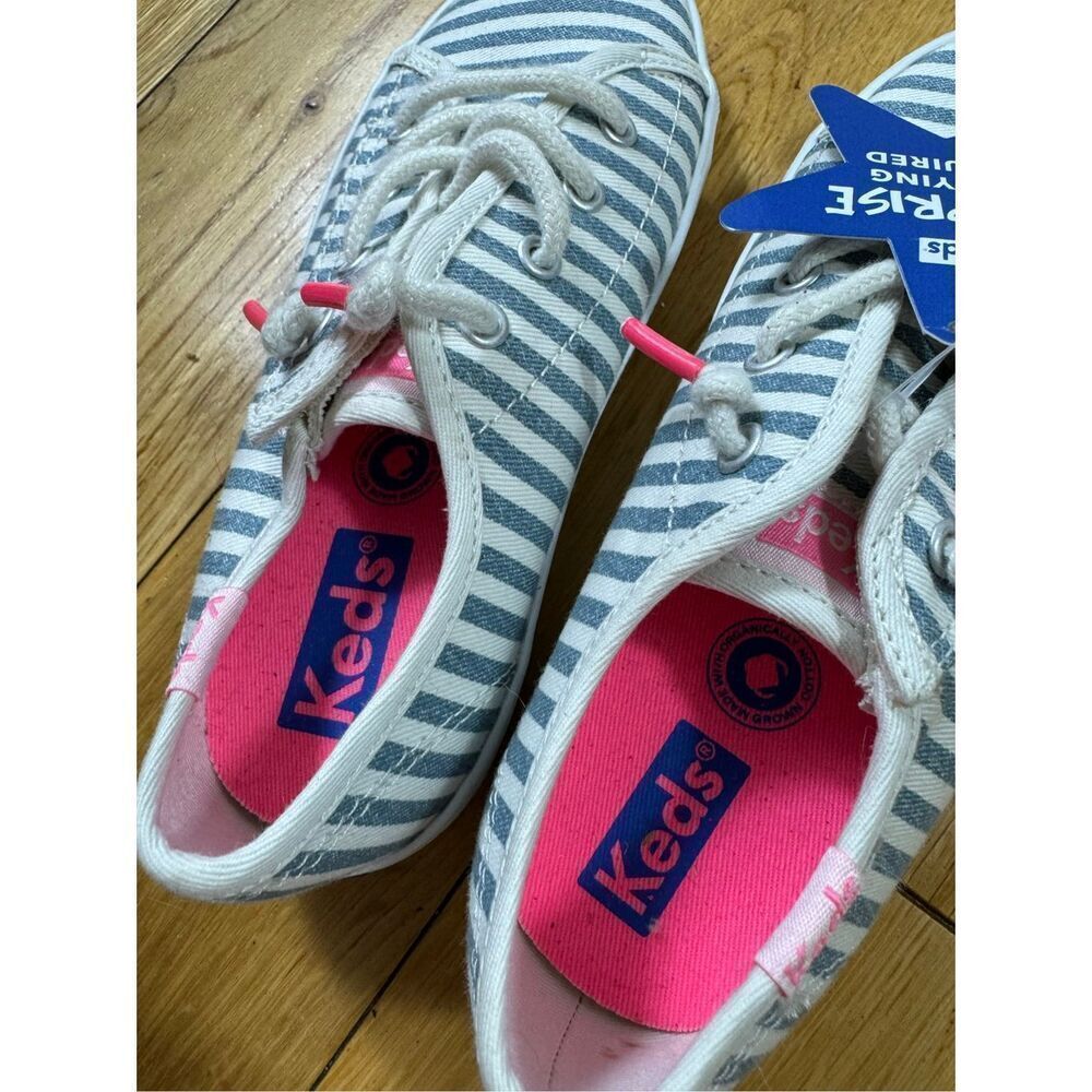 Nwt Keds Girls Champion Navy And White Shoes Size 11m — image 3 of 5
